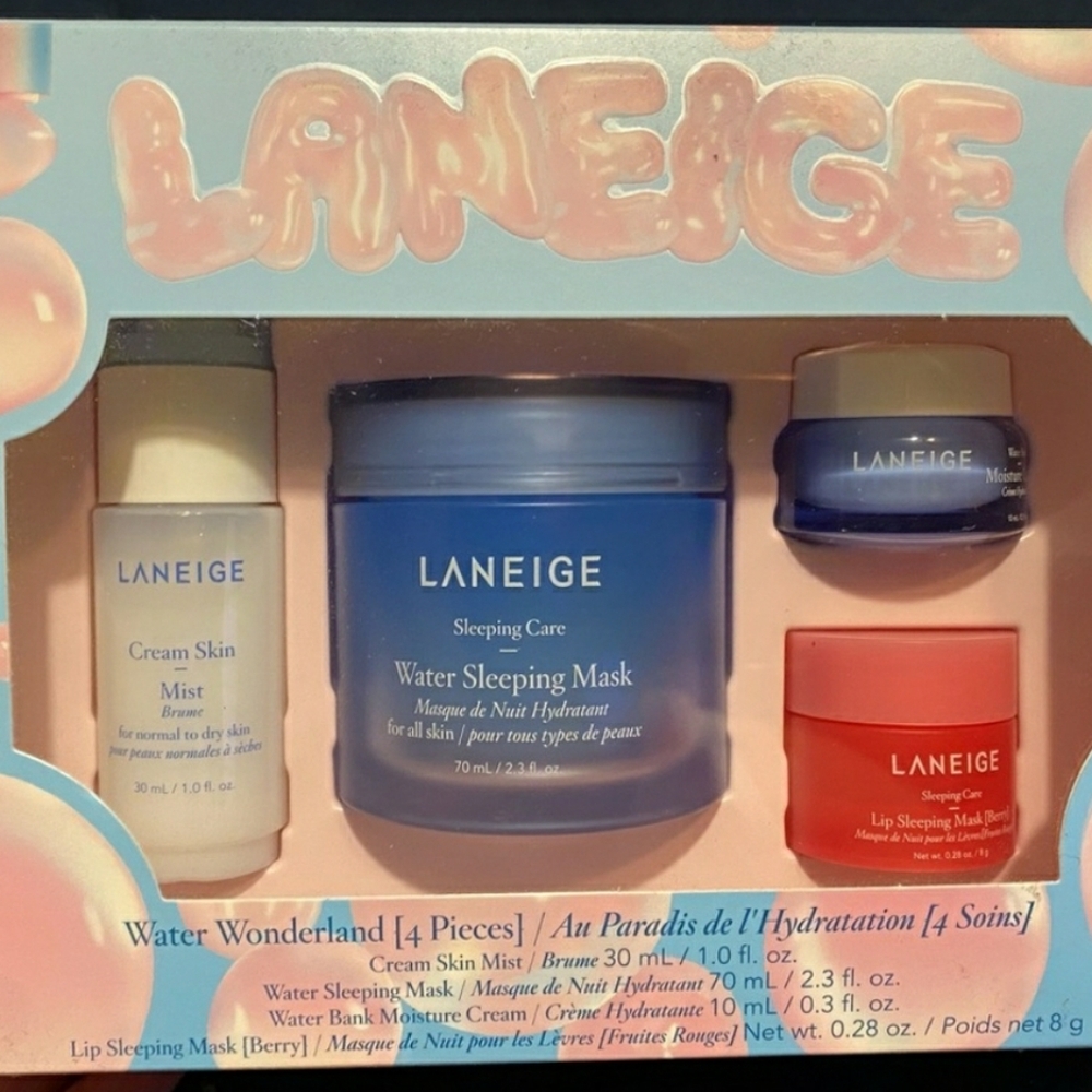 Laneige Water Wonderland 4 piece set